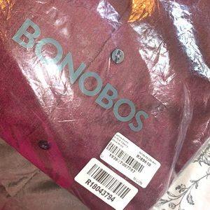 Unopened, NWT Bonobos Blush Cherry Button Down
